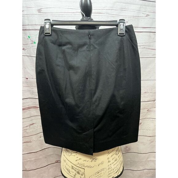 Banana Republic Petite Black Pencil Skirt Career Office Interview Work 2P - Picture 2 of 4